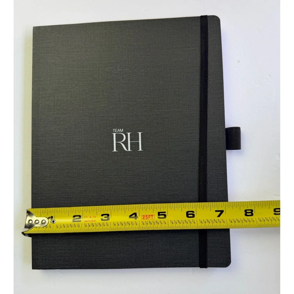 Team RH Restoration Hardware Lined Notebook 9x7 USED